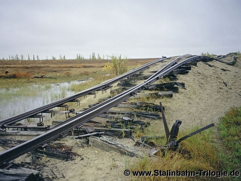 The trailer will not move, there are no platforms left: Stalin's road of death in the Arctic