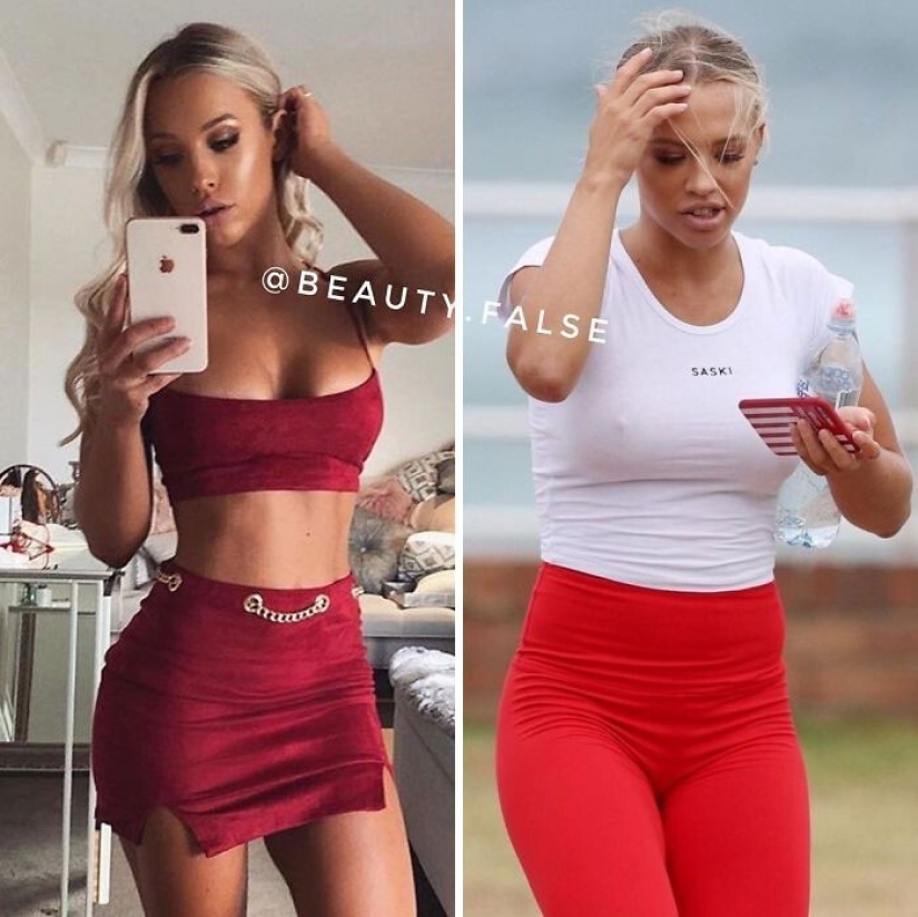 The truth without embellishment: glamorous bloggers brought to the surface