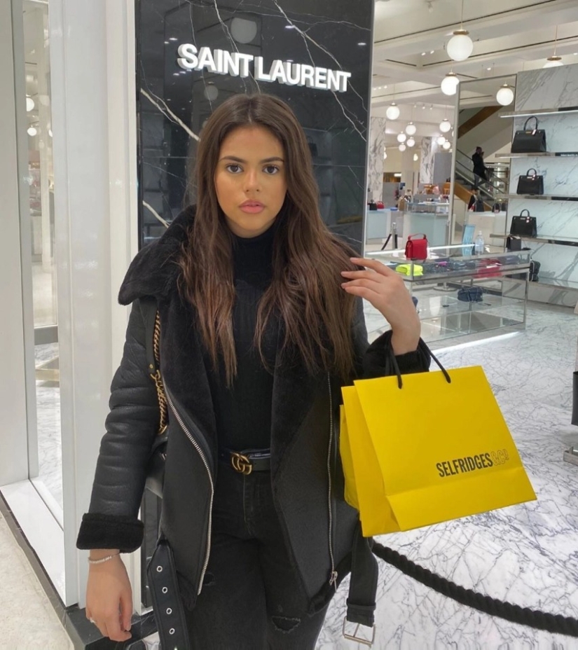 The young majorette in the reality show Rich Kids, Skint Holiday was shocked by the squalid conditions in which she has to live