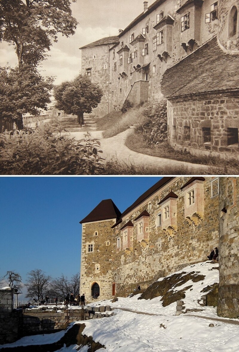 Then and now: have the cities of Europe changed much in a hundred years?