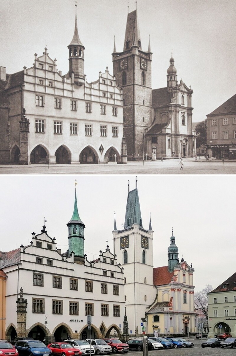 Then and now: have the cities of Europe changed much in a hundred years?