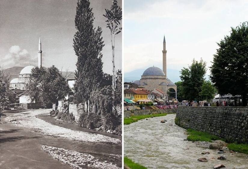 Then and now: have the cities of Europe changed much in a hundred years?