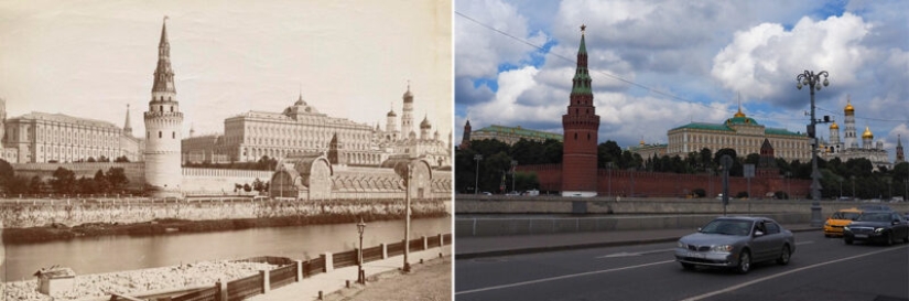 Then and now: how Moscow has changed in 150 years Then and now: how Moscow has changed in 150 years