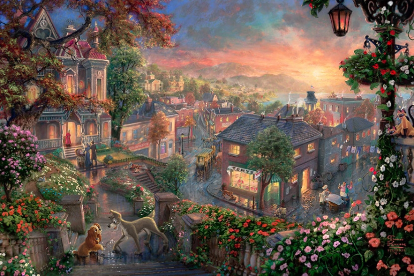 This artist draws pictures from Disney cartoons better than in Disney itself This artist draws pictures from Disney cartoons better than in Disney itself