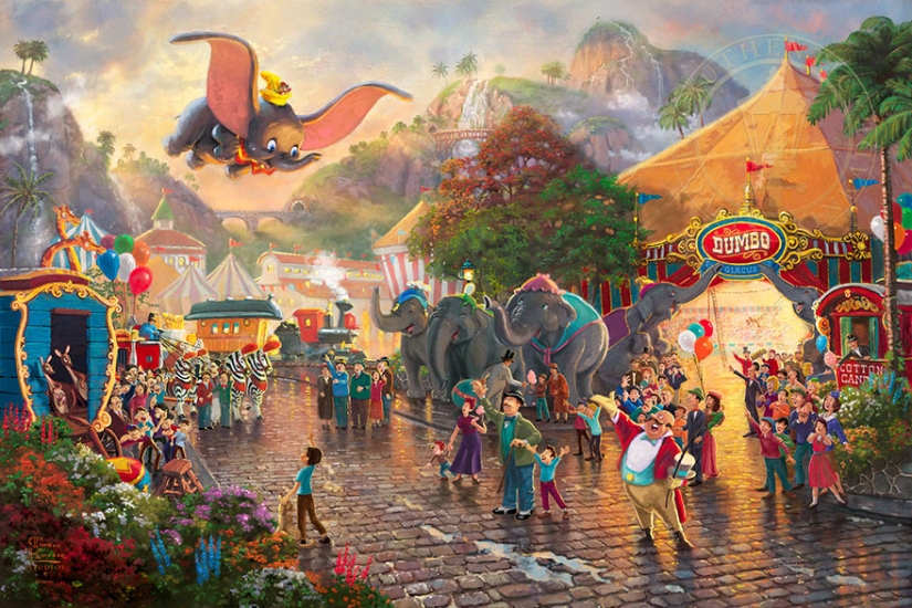 This artist draws pictures from Disney cartoons better than in Disney itself This artist draws pictures from Disney cartoons better than in Disney itself