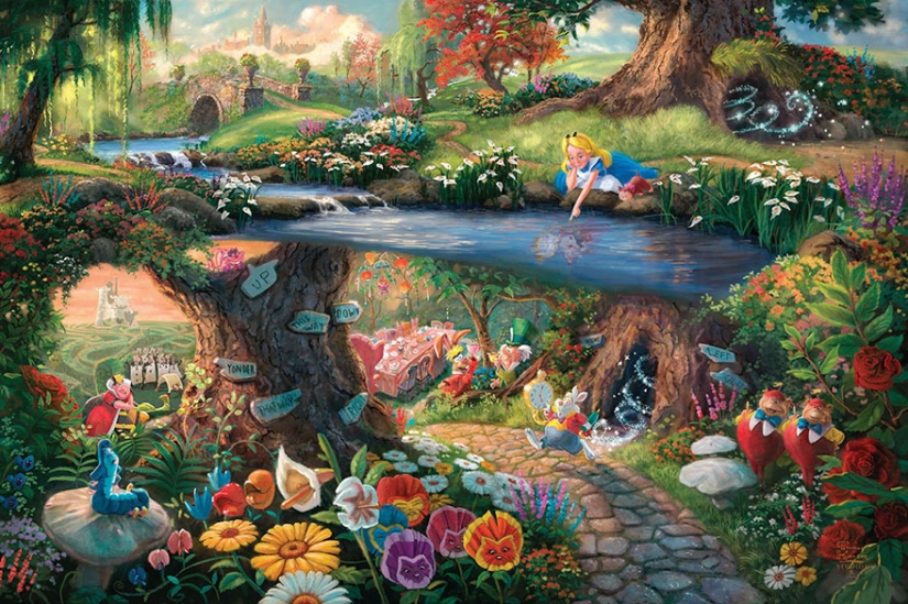 This artist draws pictures from Disney cartoons better than in Disney itself This artist draws pictures from Disney cartoons better than in Disney itself