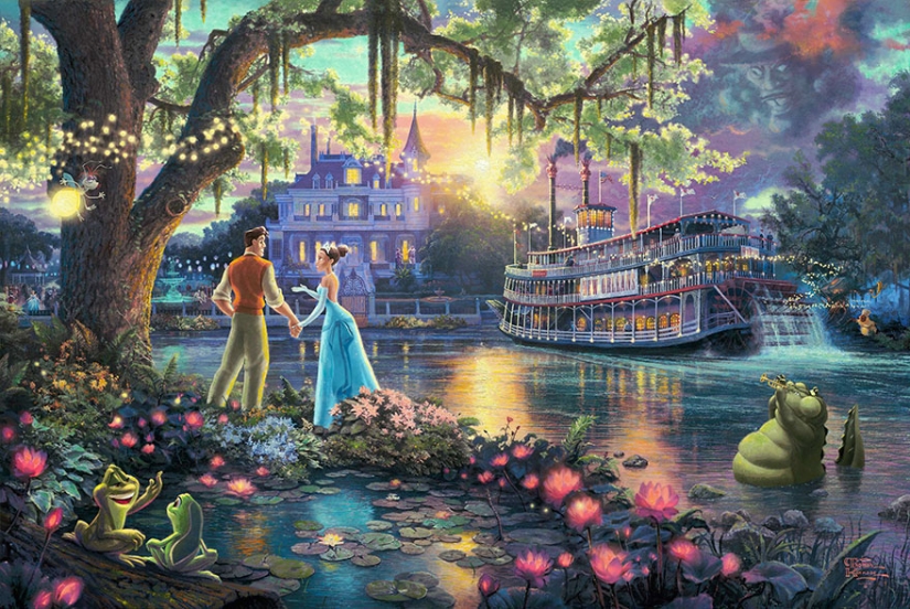 This artist draws pictures from Disney cartoons better than in Disney itself This artist draws pictures from Disney cartoons better than in Disney itself