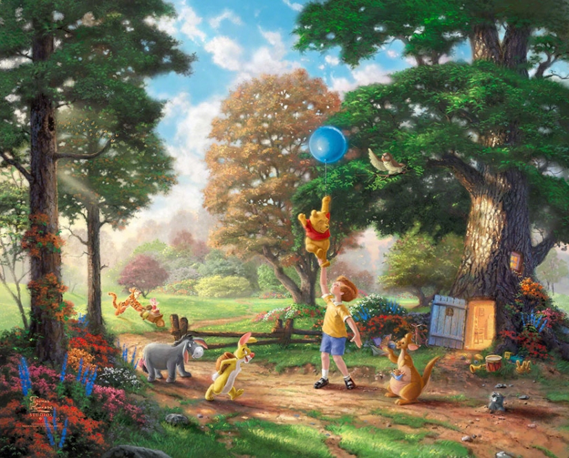 This artist draws pictures from Disney cartoons better than in Disney itself This artist draws pictures from Disney cartoons better than in Disney itself