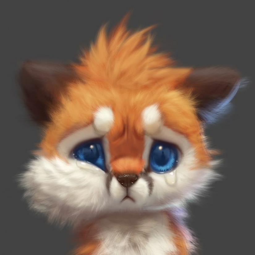 This artist has no pets, so he puts digital furry animals in real life situations. This artist has no pets, so he puts digital furry animals in real life situations.