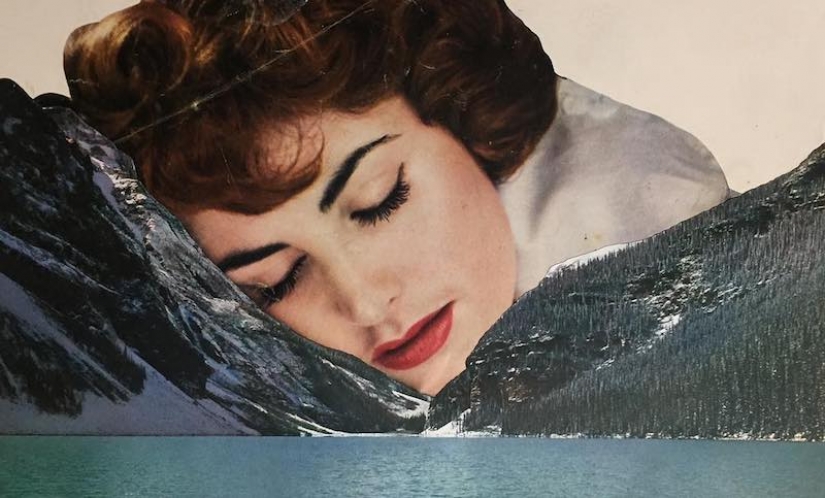 "This is just some kind of sur!": collages in retro style as a new kind of beauty "This is just some kind of sur!": collages in retro style as a new kind of beauty