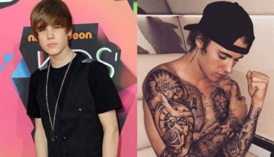 This is what 9 celebrities looked like before they were covered in tattoos