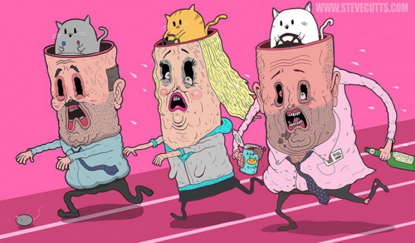 Todos los pecados de Nuestro Mundo en ilustraciones satíricas de Steve Cutts