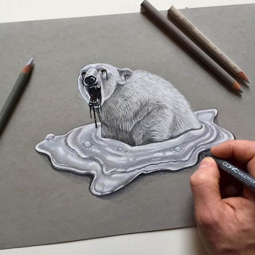 Tough but honest illustrations about how we are affected by social media