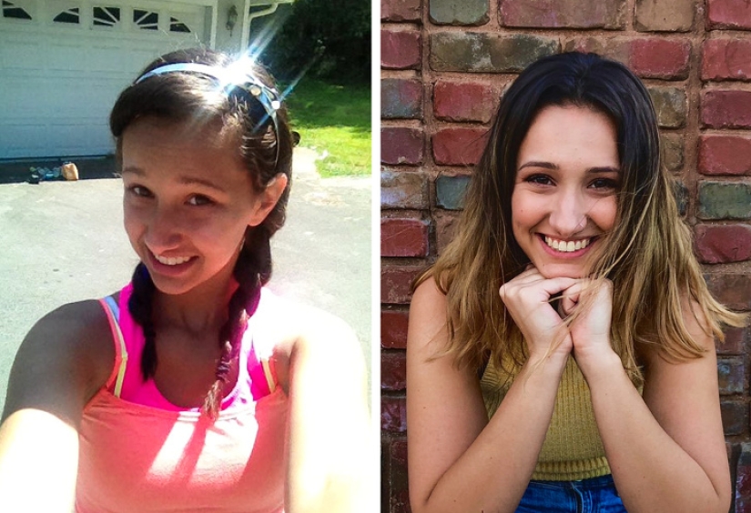 Twitter users showed their first selfie and proved that time can transform