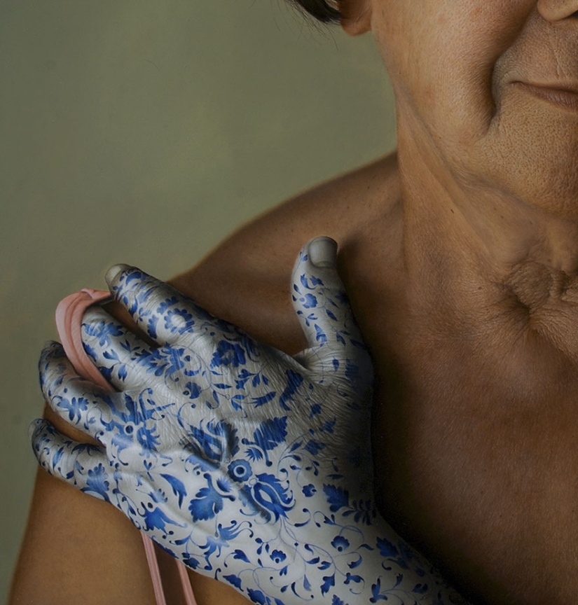 Ultra-realistic portraits with a pinch of the otherworldly by the artist Marco Grassi