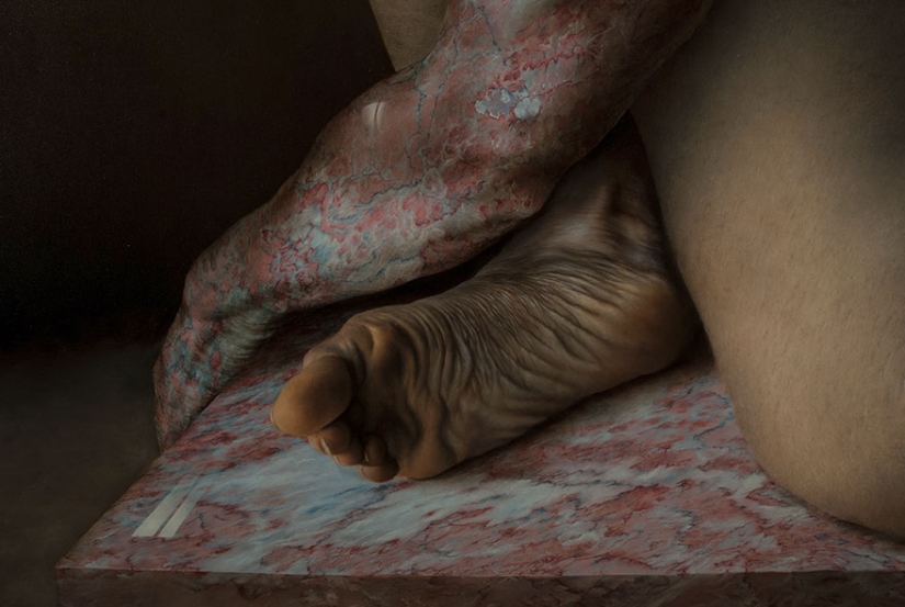 Ultra-realistic portraits with a pinch of the otherworldly by the artist Marco Grassi