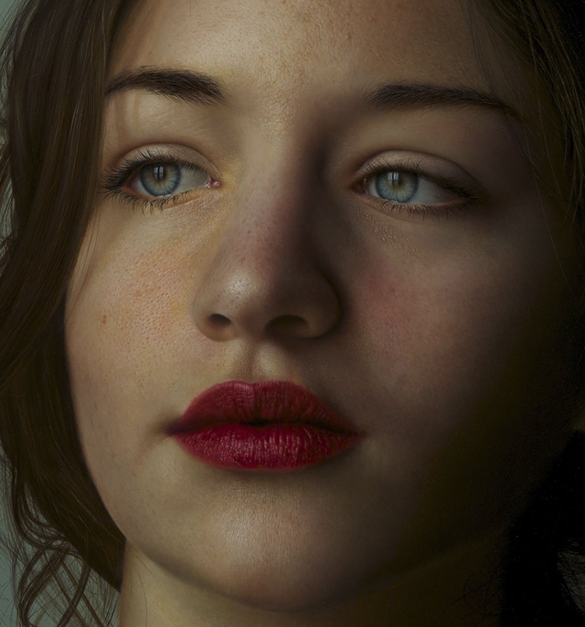 Ultra-realistic portraits with a pinch of the otherworldly by the artist Marco Grassi