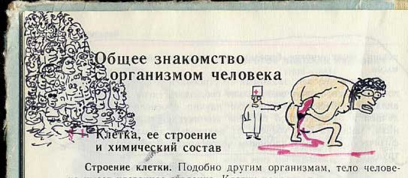 Un divertido libro de texto de biología pintado le llevará de vuelta al 9º grado Un divertido libro de texto de biología pintado le llevará de vuelta al 9º grado