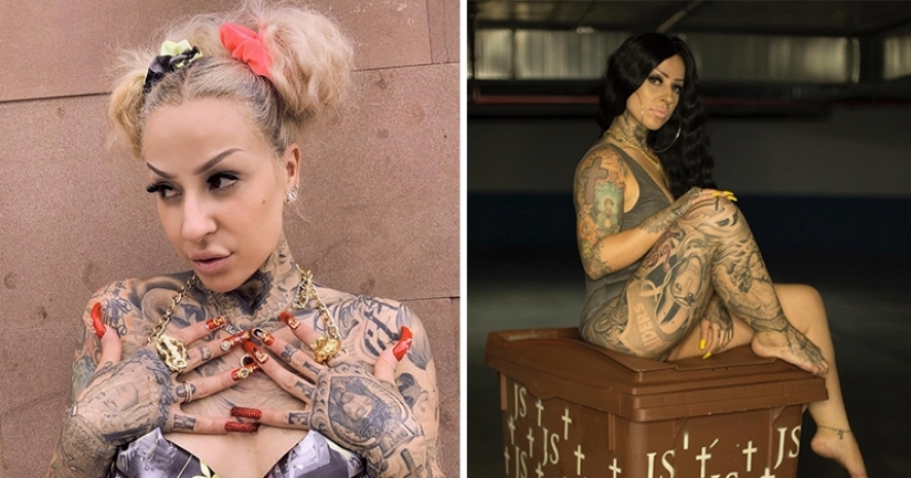 Una modelo de España se hizo el primer tatuaje a los 15 años y decidió pintar todo el cuerpo con la ayuda de su marido Una modelo de España se hizo el primer tatuaje a los 15 años y decidió pintar todo el cuerpo con la ayuda de su marido