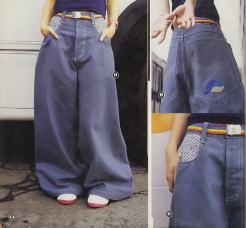 Vaqueros con piernas anchas: una extraña tendencia de moda de los años 90, que está volviendo de nuevo Vaqueros con piernas anchas: una extraña tendencia de moda de los años 90, que está volviendo de nuevo