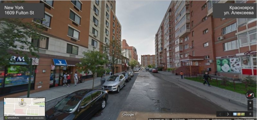 We have connected the streets of Krasnoyarsk and New York. Look what happened!