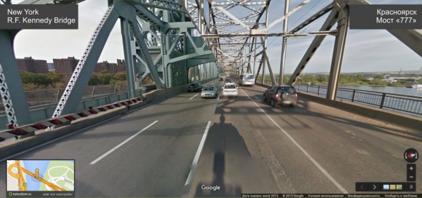 We have connected the streets of Krasnoyarsk and New York. Look what happened!