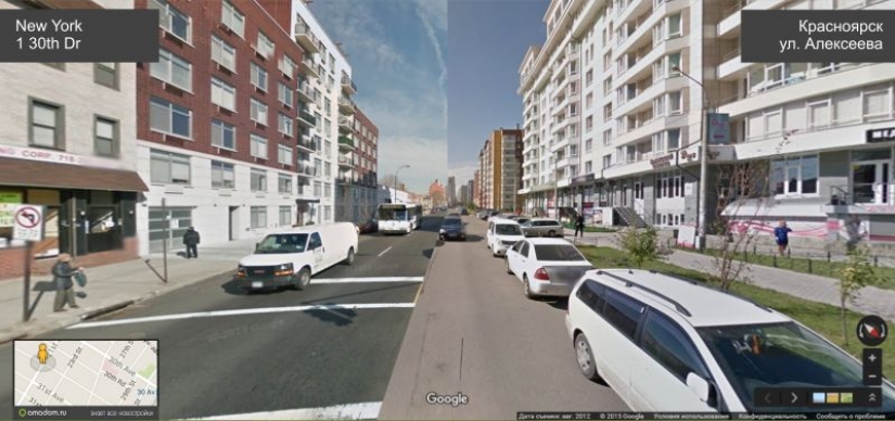 We have connected the streets of Krasnoyarsk and New York. Look what happened!