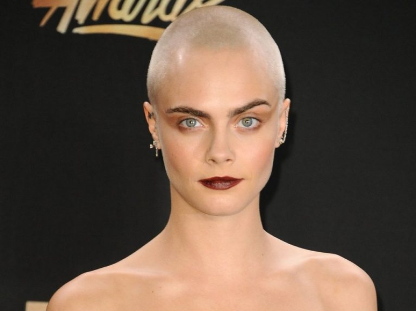 What 7 celebrities with shaved heads look like