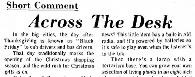 What started Black Friday: the story of the legendary sale What started Black Friday: the story of the legendary sale