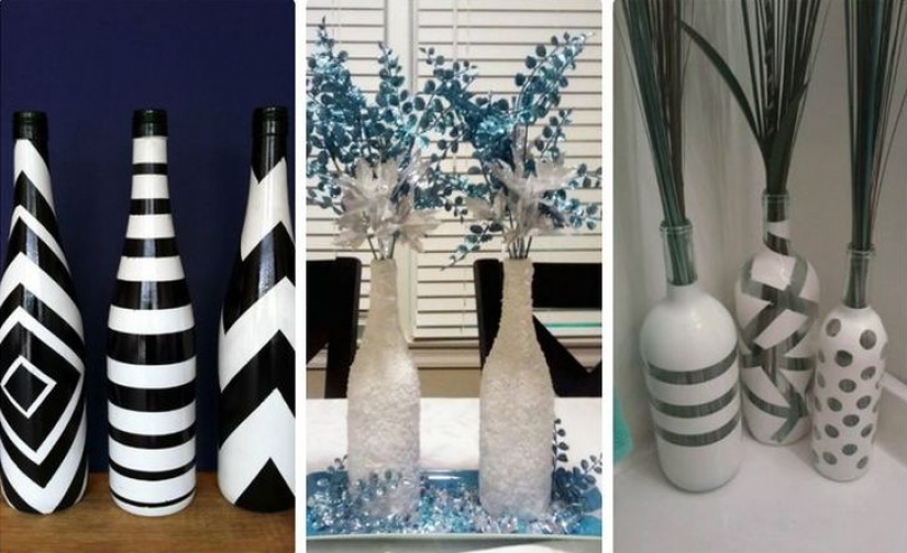 What to do with glass bottles after the holidays: 25 cool ideas that will transform the interior