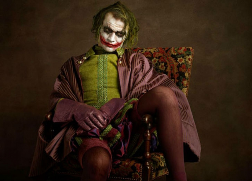 What would superheroes and villains look like in the paintings of Flemish artists