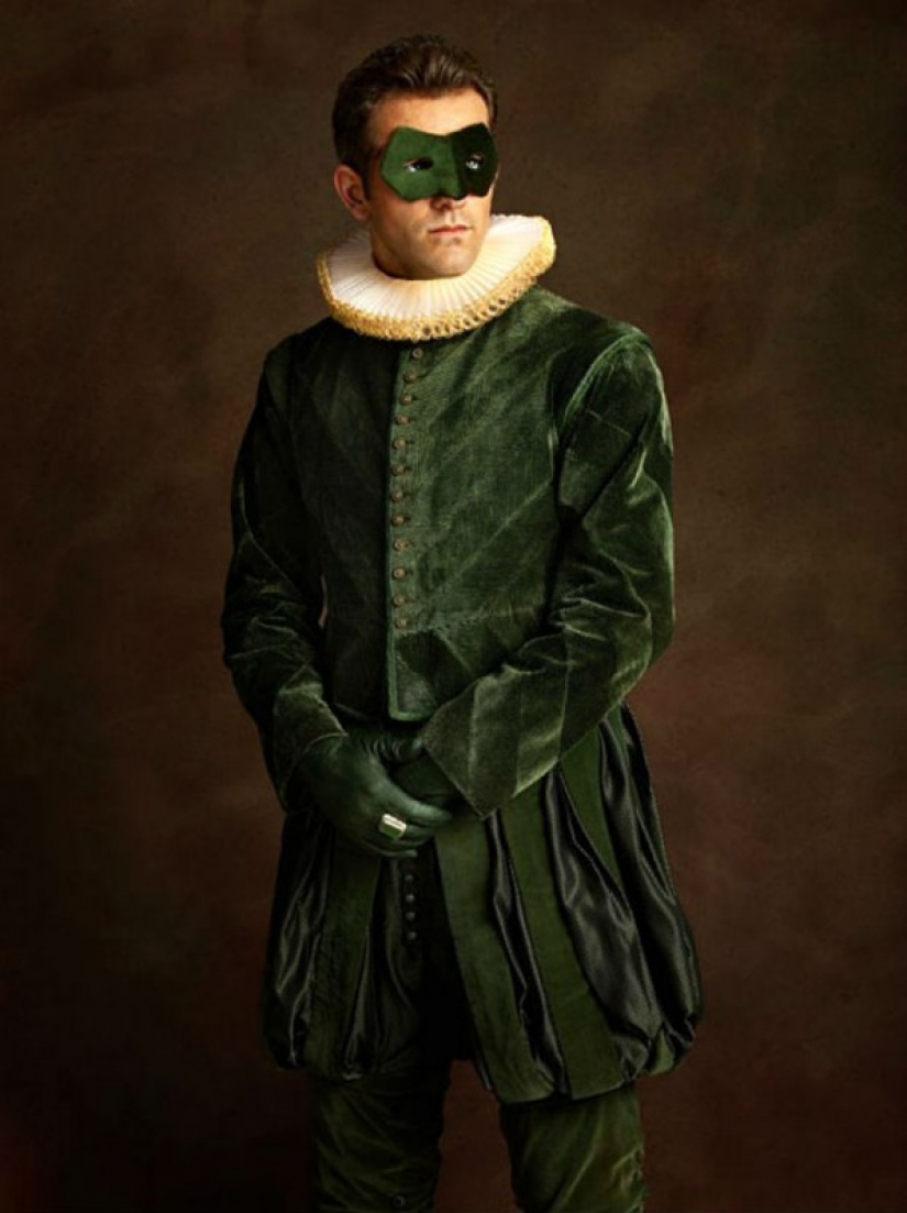 What would superheroes and villains look like in the paintings of Flemish artists