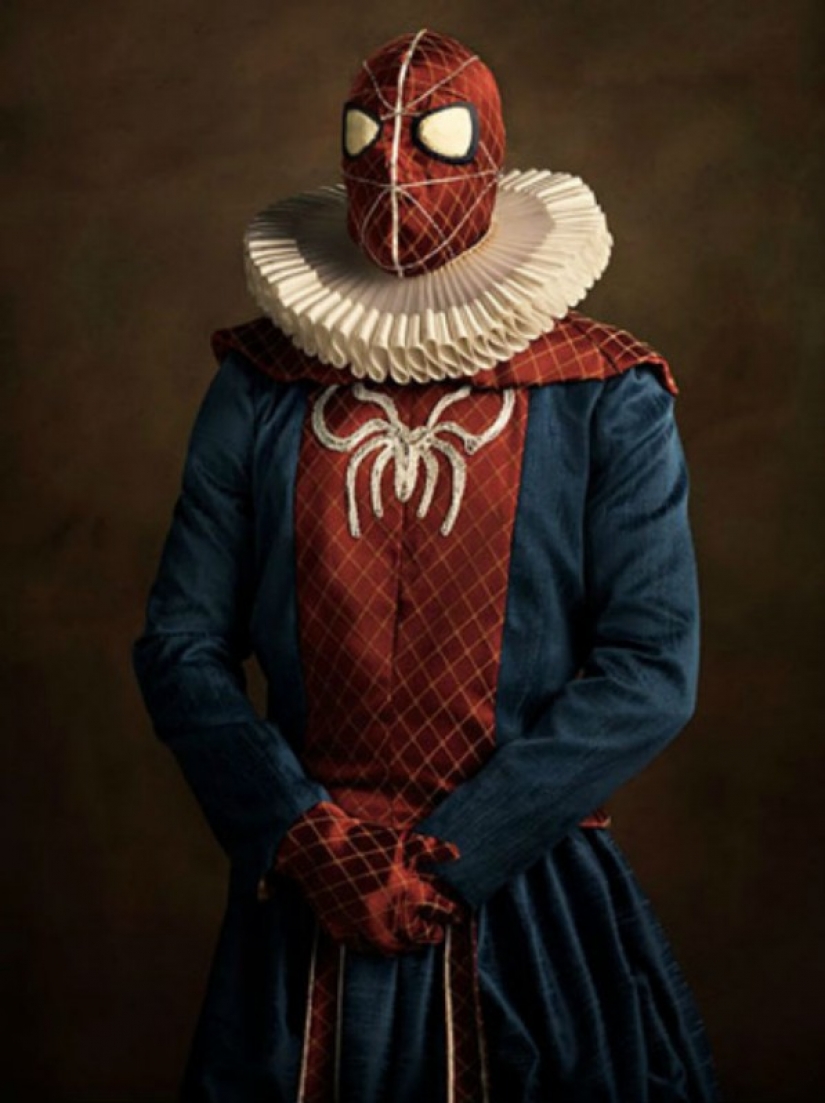 What would superheroes and villains look like in the paintings of Flemish artists