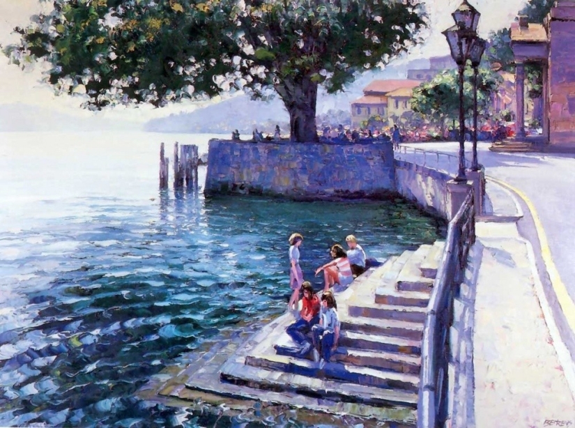 When you miss the summer, look at the paintings of this artist. He is called the Monet of the XXI century When you miss the summer, look at the paintings of this artist. He is called the Monet of the XXI century