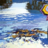 When you miss the summer, look at the paintings of this artist. He is called the Monet of the XXI century