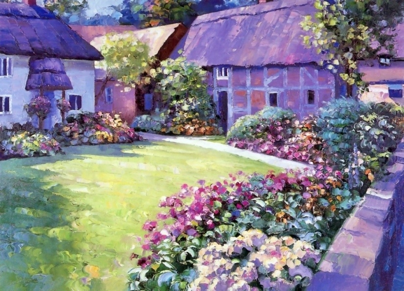 When you miss the summer, look at the paintings of this artist. He is called the Monet of the XXI century When you miss the summer, look at the paintings of this artist. He is called the Monet of the XXI century