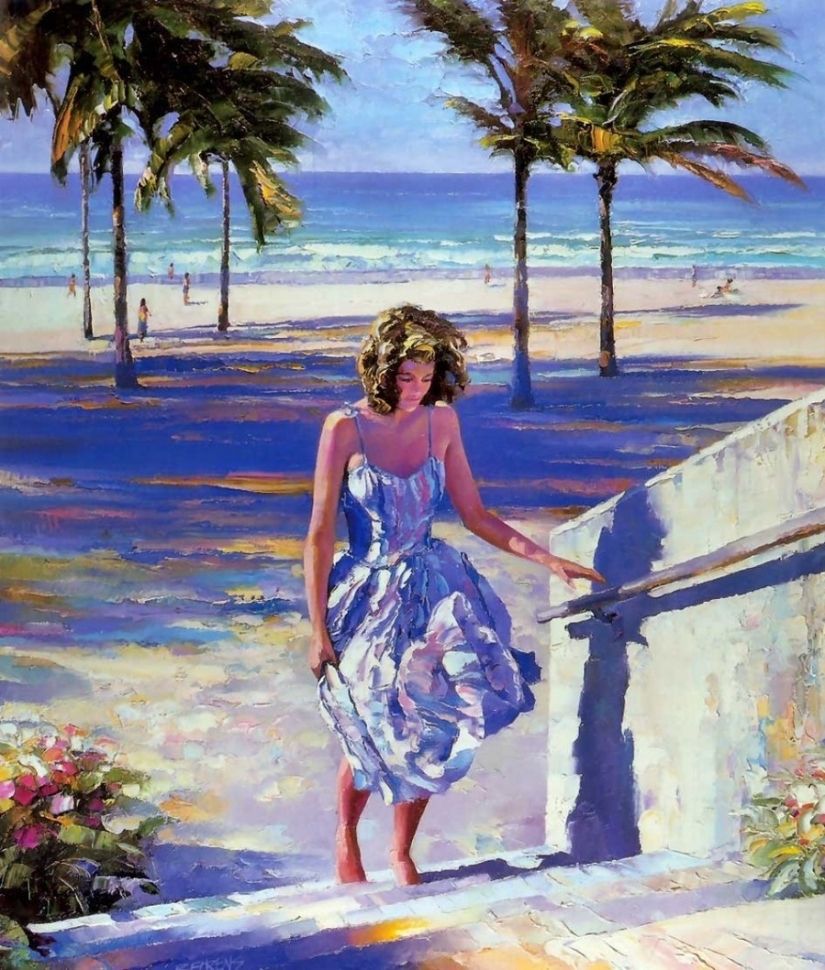 When you miss the summer, look at the paintings of this artist. He is called the Monet of the XXI century When you miss the summer, look at the paintings of this artist. He is called the Monet of the XXI century