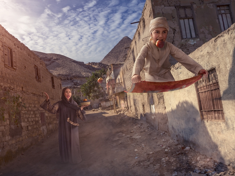 When your father is a Photoshop master When your father is a Photoshop master