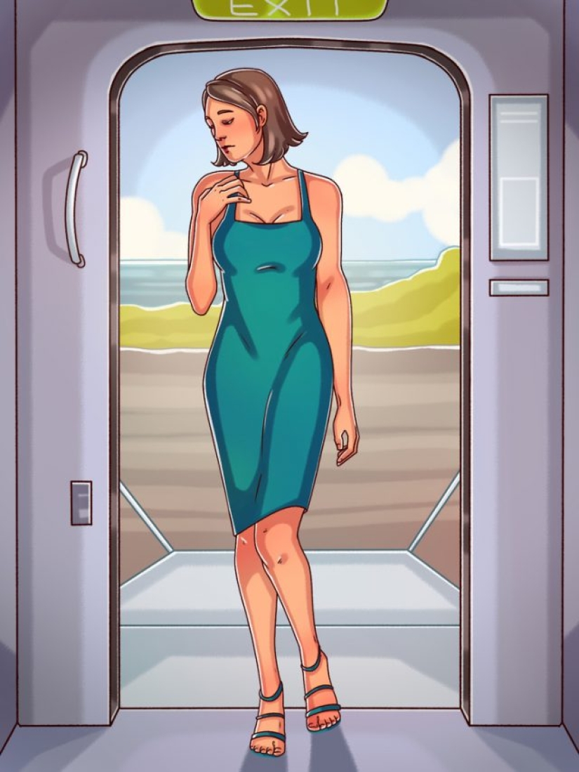 Who the flight attendants are watching