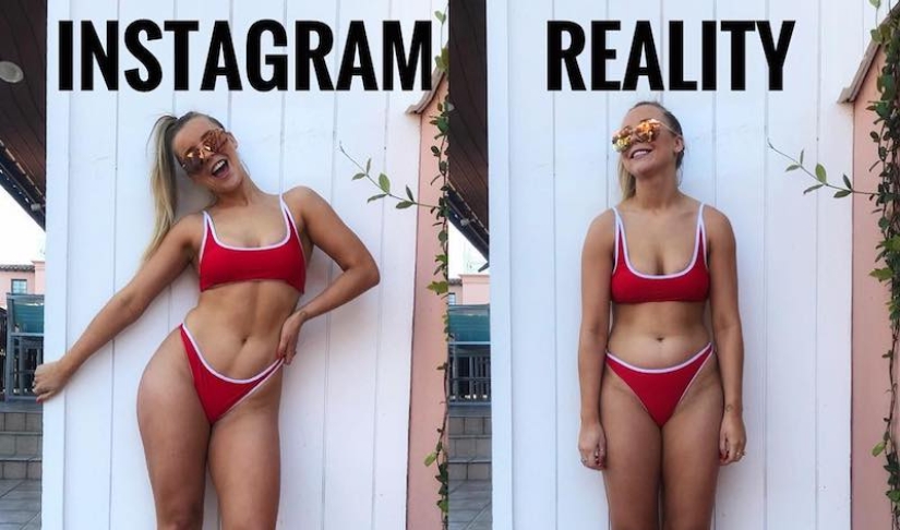Why all these ideals? Fitness blogger Shows that Belly Creases are Normal
