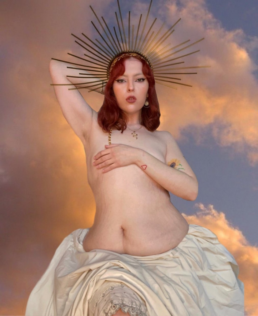 With a sagging belly, but high self-esteem: Liberated Jessica Blair and her photos in lingerie