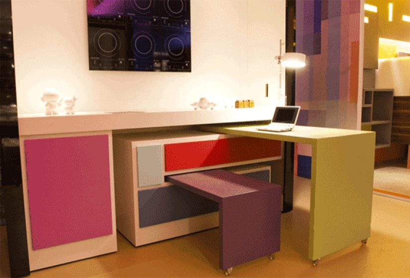 10 hypnotizing gifs with super functional furniture