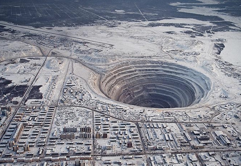 10 man-made black holes on the body of the Earth