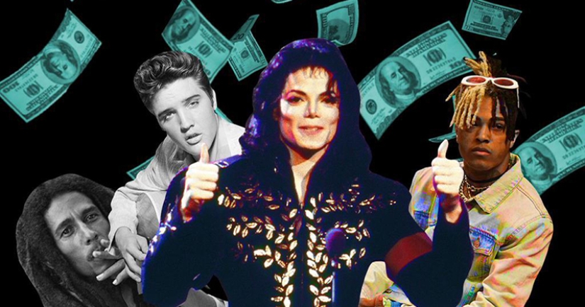 13 celebridades muertas que más ganaron en 2018