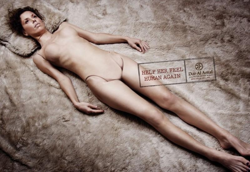 15 ejemplos vívidos de publicidad social contra la prostitución