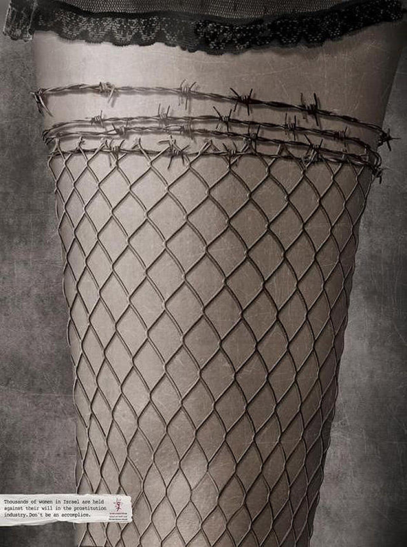 15 ejemplos vívidos de publicidad social contra la prostitución