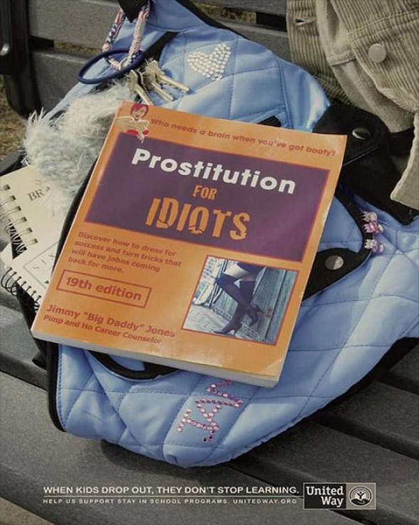 15 ejemplos vívidos de publicidad social contra la prostitución