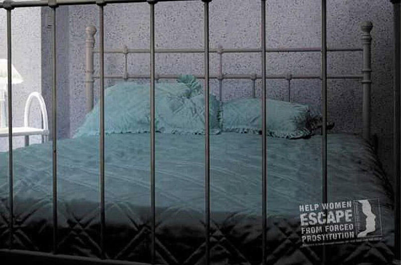 15 ejemplos vívidos de publicidad social contra la prostitución
