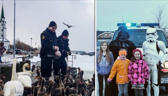 15+ photos proving that the cutest police officers work in Reykjavik