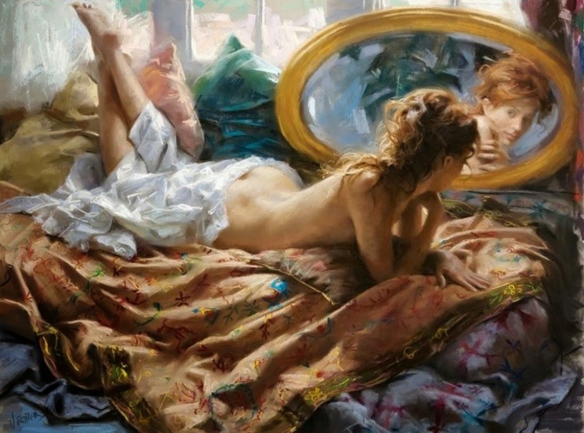 15 pinturas que exponen el tierno alma femenina